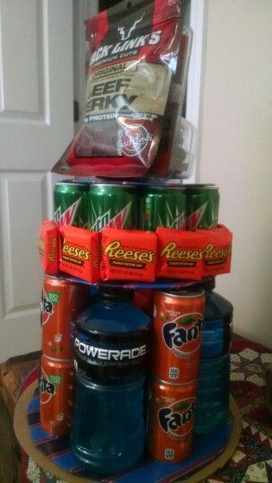 Best ideas about Gift Ideas For 18 Year Old Son
. Save or Pin Personalized Tower of Treats for 18 year old boy man Now.