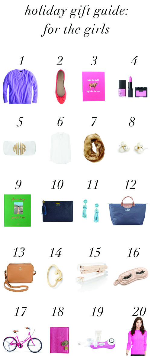 Best ideas about Gift Ideas For 20 Somethings Female
. Save or Pin HOLIDAY GIFT GUIDE FOR THE GIRLS Design Darling Now.