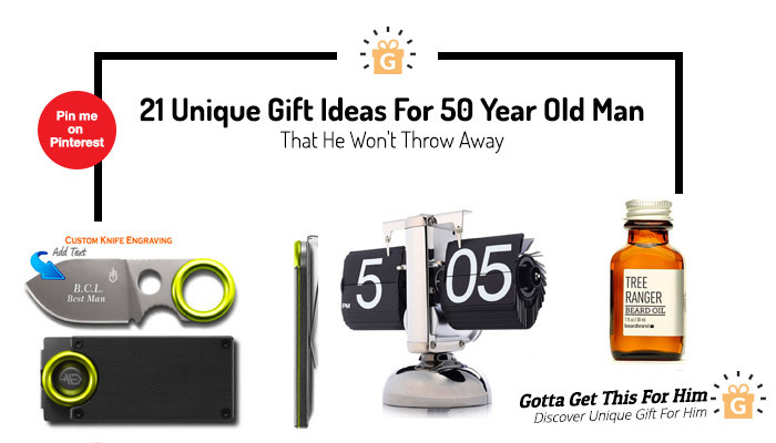 Best ideas about Gift Ideas For 20 Year Old Male
. Save or Pin 21 Unique Gift Ideas For 50 Year Old Man That He Won t Now.