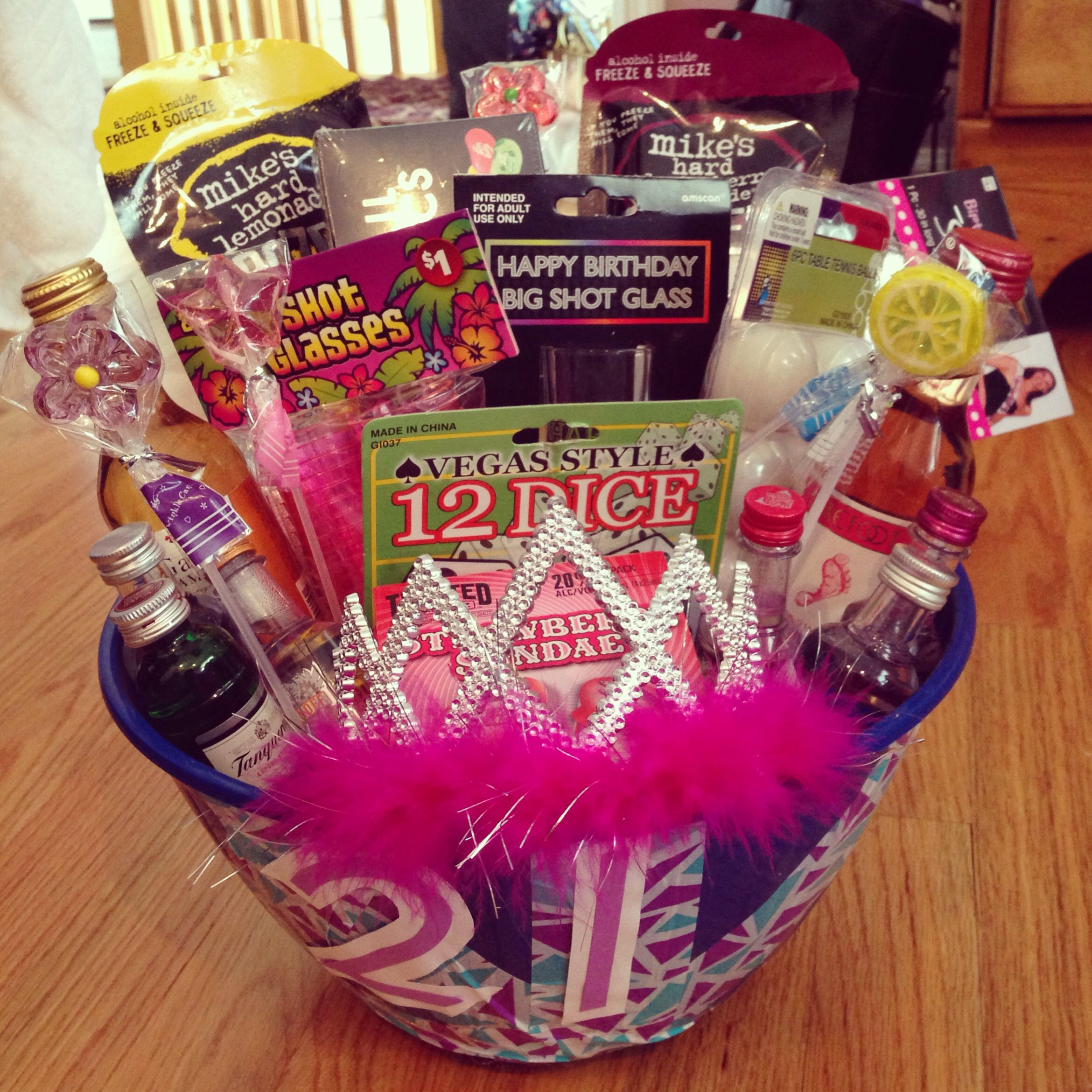 Best ideas about Gift Ideas For 21 Year Old Daughter
. Save or Pin 21st Birthday t basket diy Now.