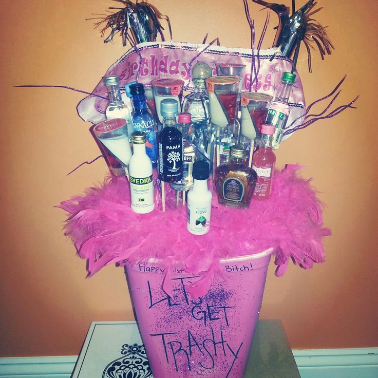 Best ideas about Gift Ideas For 21St Birthday Female
. Save or Pin Birthday Bouquet 21st Birthday girl alcohol t Now.