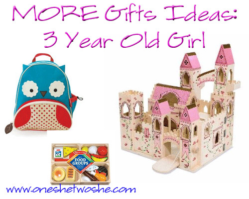 Best ideas about Gift Ideas For 3 Year Old Girl
. Save or Pin Gift Ideas 3 Year Old Girl so she says Now.