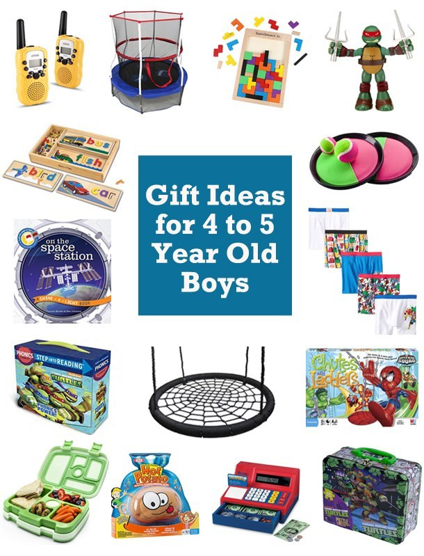 Best ideas about Gift Ideas For 5 Year Old Boy
. Save or Pin 15 Gift Ideas for 4 and 5 Year Old Boys [2016] Now.