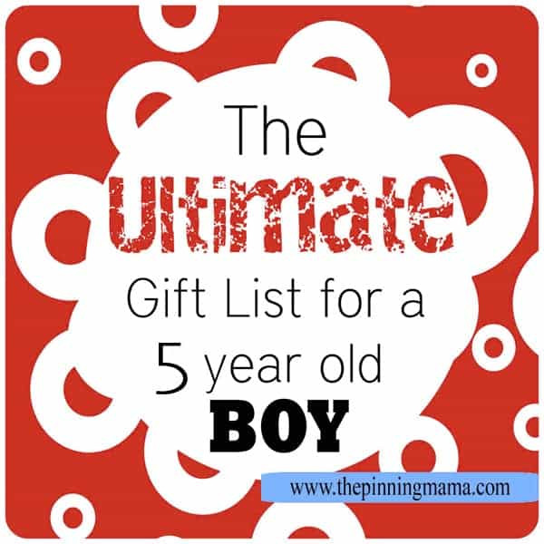 Best ideas about Gift Ideas For 5 Year Old Boy
. Save or Pin The ULTIMATE List of Gift Ideas for a 5 Year Old Boy Now.