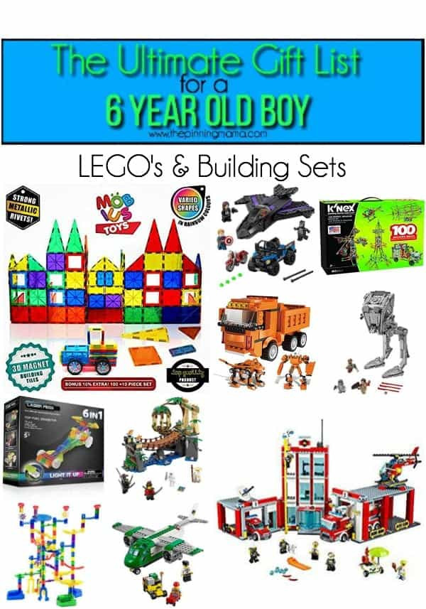 Best ideas about Gift Ideas For 6 Yr Old Boy
. Save or Pin The Ultimate Gift List for a 6 year old Boy • The Pinning Mama Now.