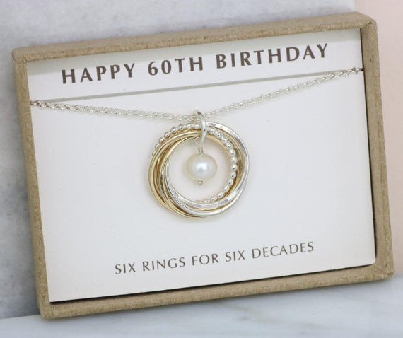 Best ideas about Gift Ideas For 60Th Birthday
. Save or Pin 60th birthday t pearl necklace 6 year anniversary t Now.