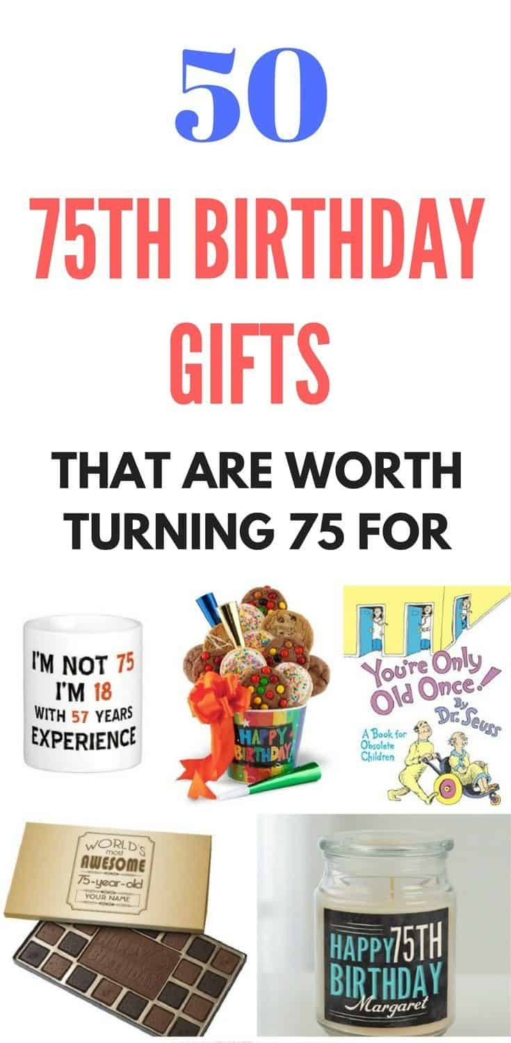 Best ideas about Gift Ideas For 75 Year Old Man
. Save or Pin Top 75th Birthday Gifts 50 Best Gift Ideas for Anyone Now.