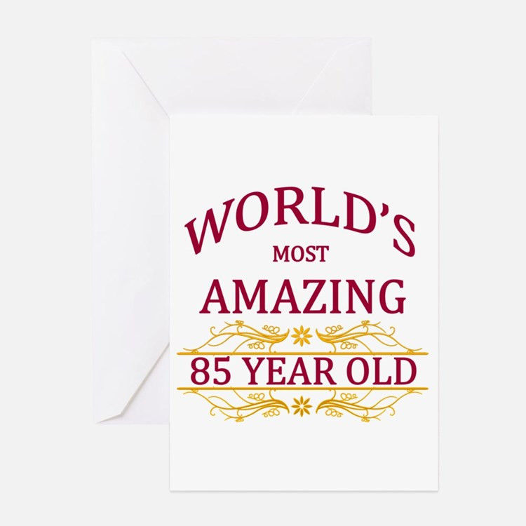 Best ideas about Gift Ideas For 85 Year Old Woman
. Save or Pin 85 Years Old Greeting Cards Now.