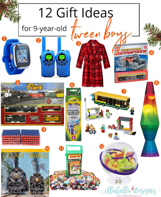 Best ideas about Gift Ideas For 9 Year Old Boy
. Save or Pin Ellabella Designs 12 Gift Ideas for 9 year old Tween Boys Now.