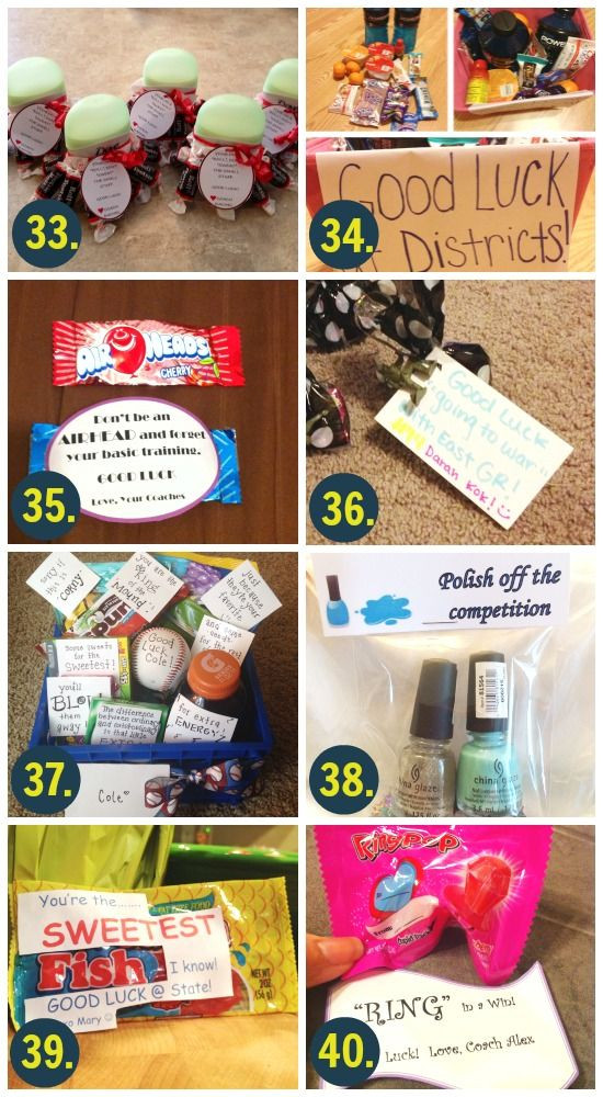 Best ideas about Gift Ideas For Athletes
. Save or Pin Best 25 Good luck ts ideas on Pinterest Now.