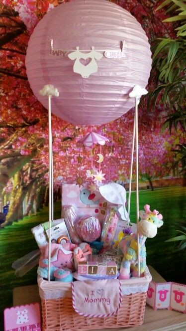 Best ideas about Gift Ideas For Baby Girl
. Save or Pin Baby Shower hot air balloon t basket DIY Now.