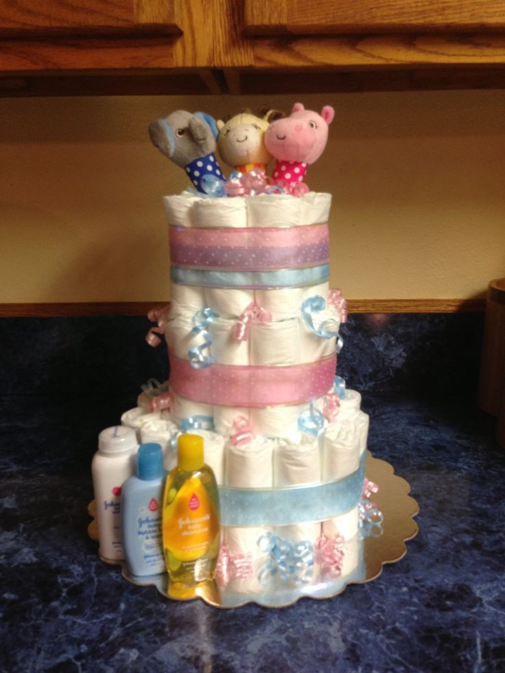 Best ideas about Gift Ideas For Baby Reveal Party
. Save or Pin Gender reveal diaper cake Gift Ideas Pinterest Now.