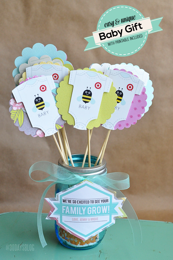 Best ideas about Gift Ideas For Baby Shower
. Save or Pin Unique Baby Shower Gift Idea w Printable Now.