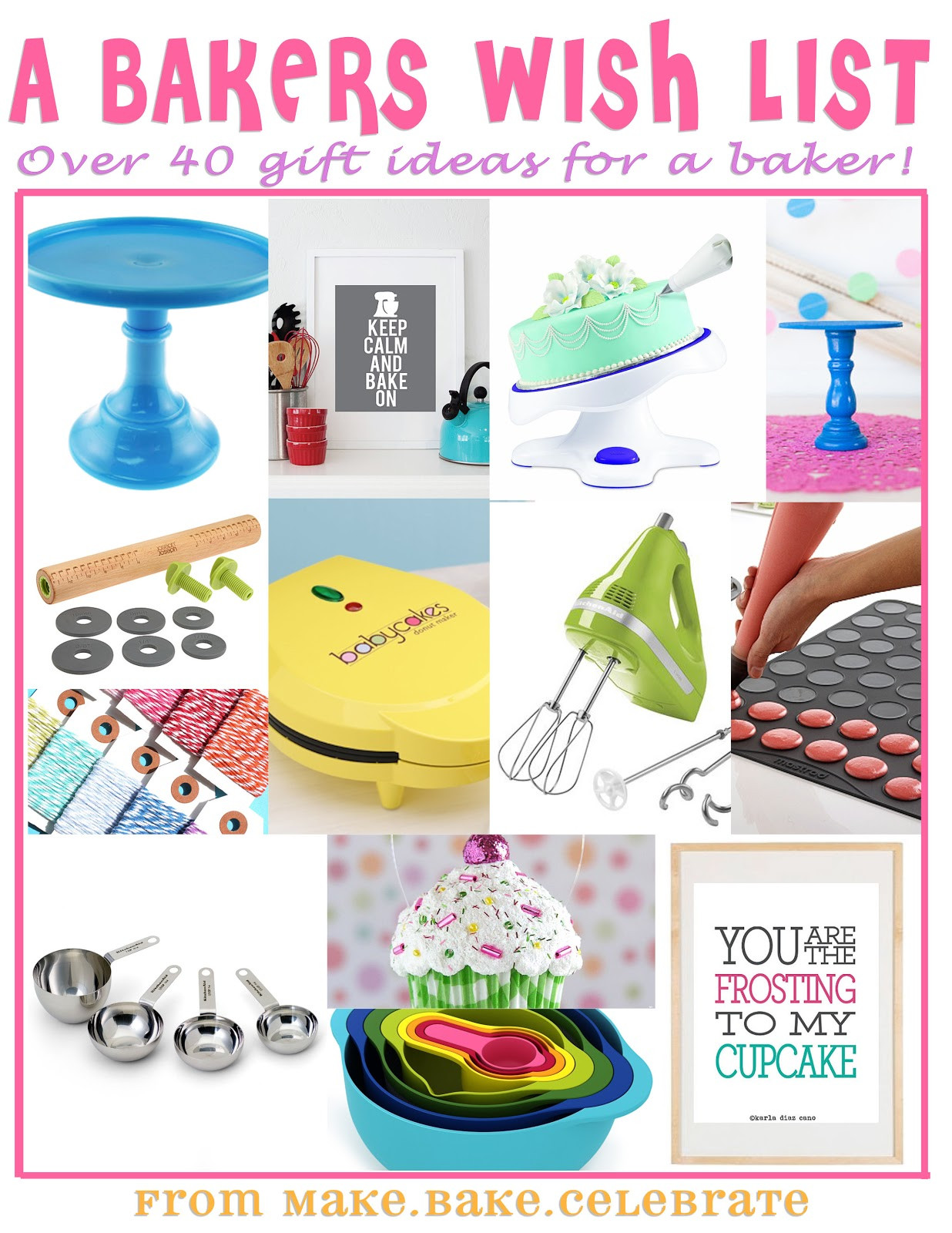 Best ideas about Gift Ideas For Bakers
. Save or Pin MBC Santa baby 40 different baker t ideas Now.