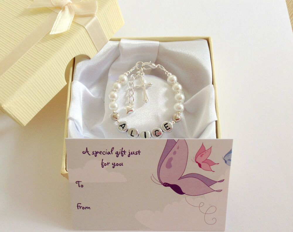 Best ideas about Gift Ideas For Baptism Baby Girl
. Save or Pin new baby child girl personalised christening name Now.