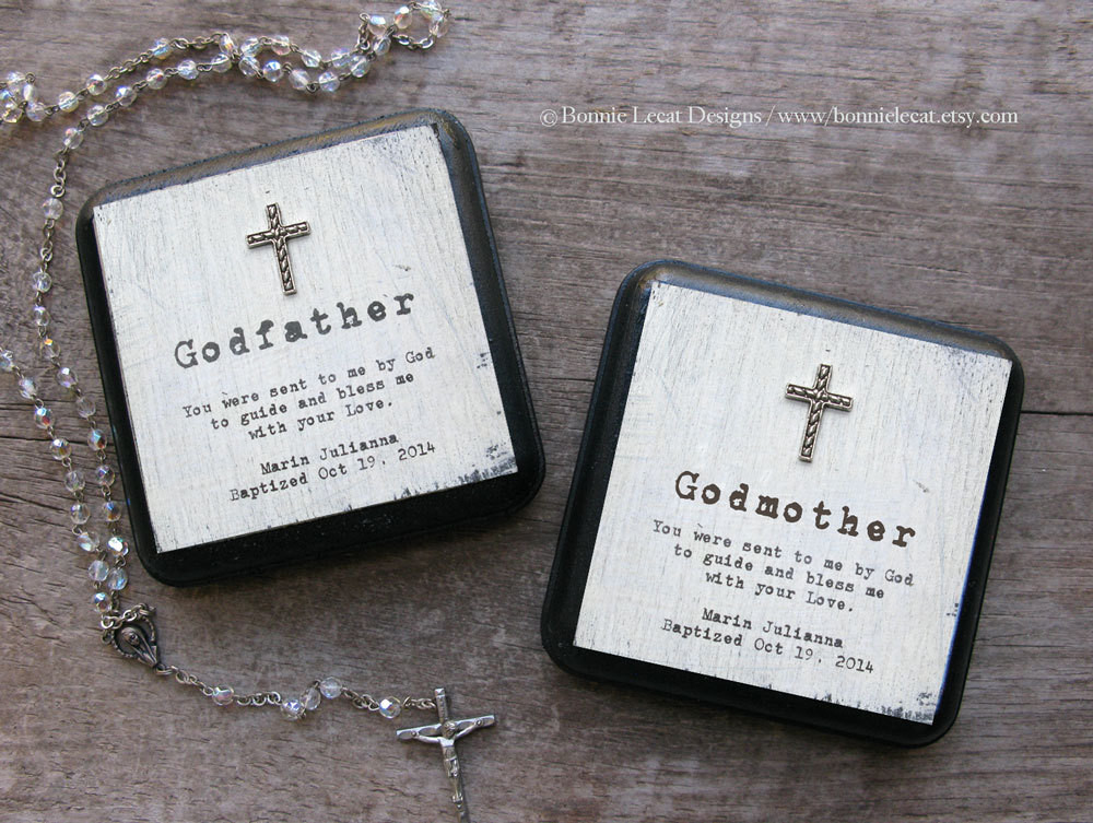 Best ideas about Gift Ideas For Baptism
. Save or Pin Personalized Baptism Gift Set Godmother Gift Godfather Gift Now.