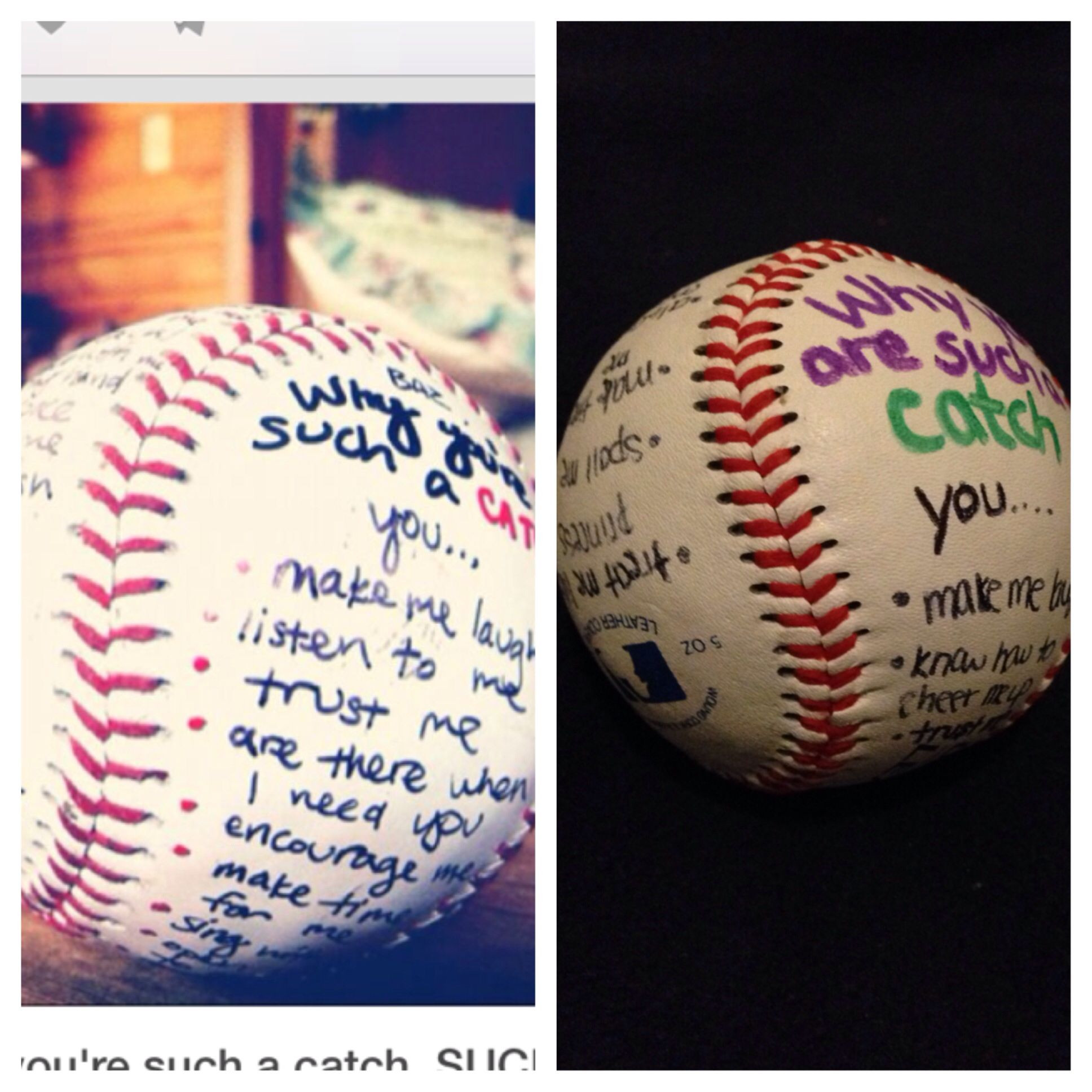 Best ideas about Gift Ideas For Baseball Players
. Save or Pin Valentine s Day t I made for my boyfriend who s a Now.