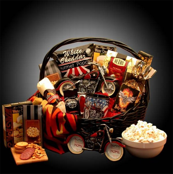 Best ideas about Gift Ideas For Bikers
. Save or Pin Motorcycle Man Gift Basket Now.