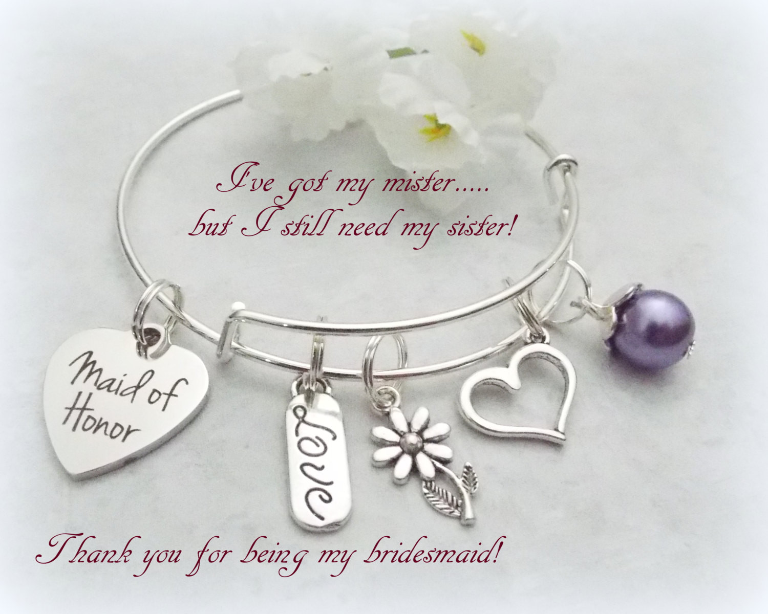 Best ideas about Gift Ideas For Bride From Maid Of Honor
. Save or Pin Bride Gifts Maid of Honor Gift Maid of Honor Bracelet Gift Now.