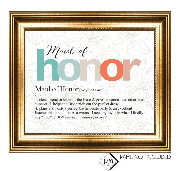 Best ideas about Gift Ideas For Bride From Maid Of Honor
. Save or Pin Gift Idea For Maid of Honor From Bride Unique Now.