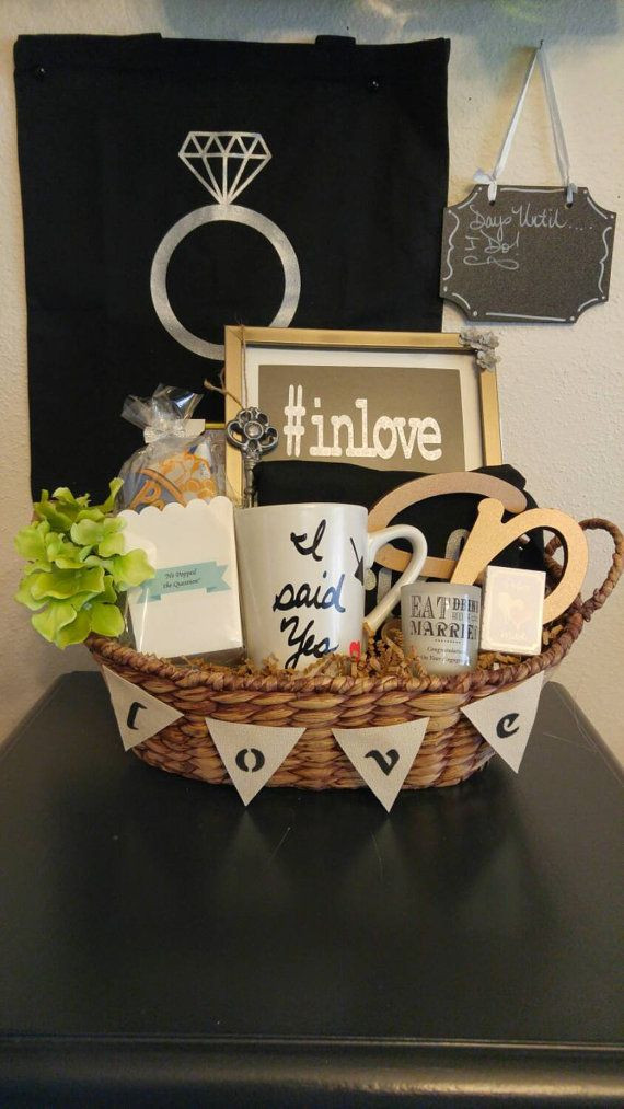 Best ideas about Gift Ideas For Bride To Be
. Save or Pin Engagement Gift Basket Send a basket to congratulate the Now.
