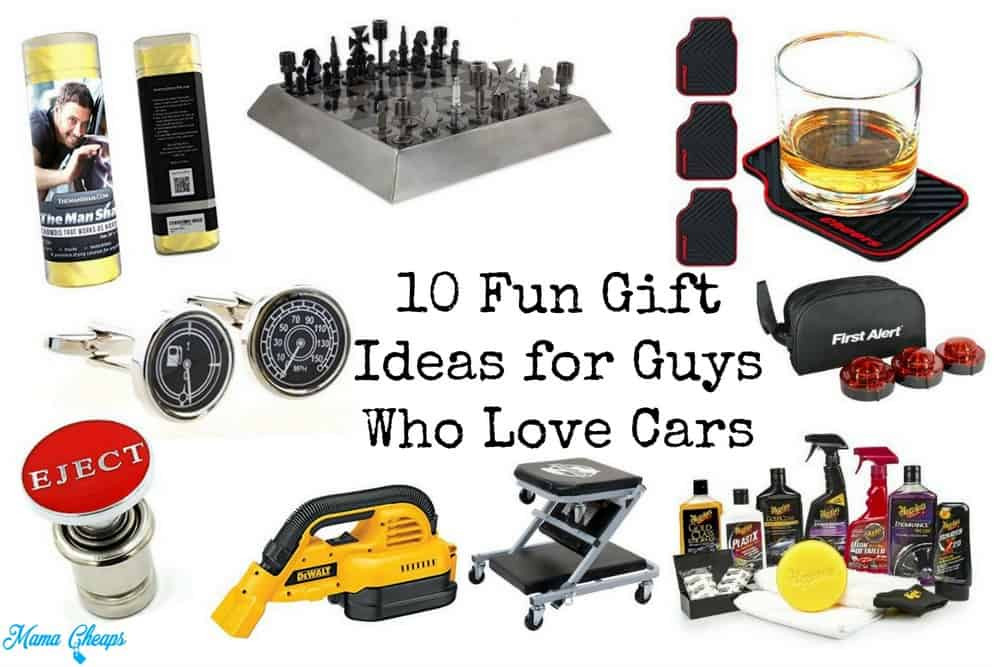 Best ideas about Gift Ideas For Car Guys
. Save or Pin 10 Fun Gift Ideas for Guys Who Love Cars Now.