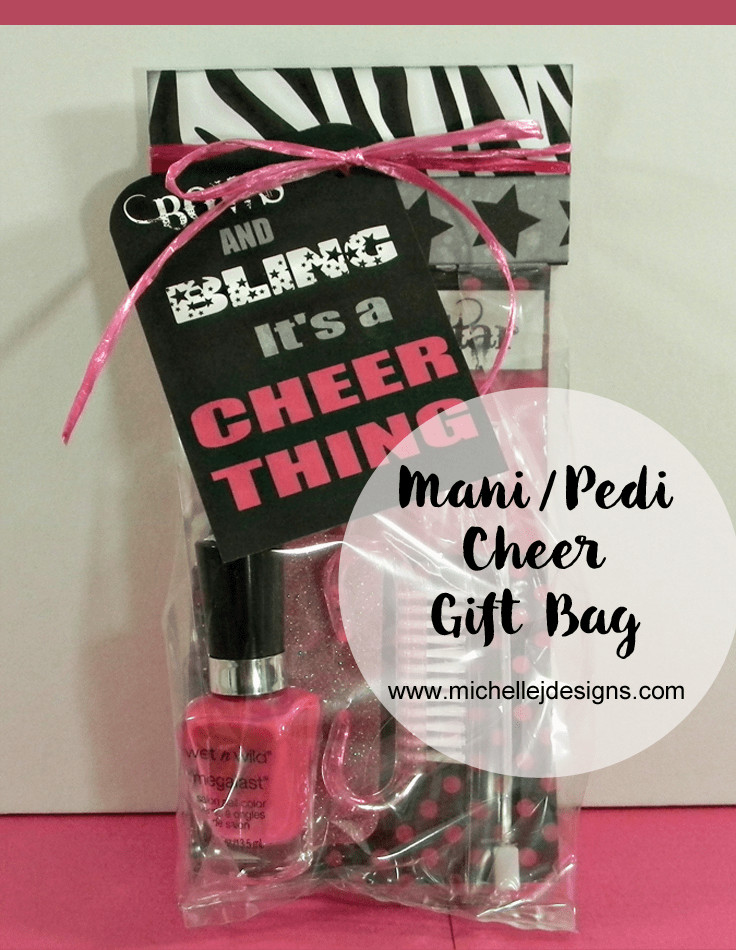 Best ideas about Gift Ideas For Cheerleaders
. Save or Pin Mani Pedi Cheer Gift Bag Now.