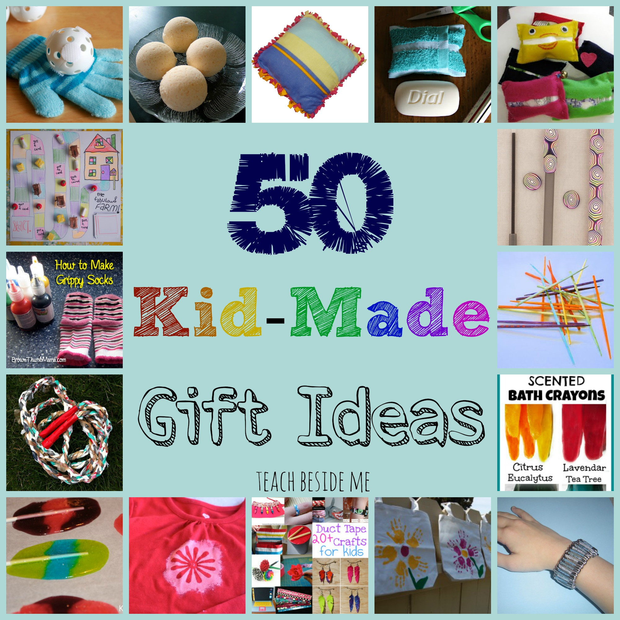 Best ideas about Gift Ideas For Children
. Save or Pin Kid Made Gift Ideas for Family Teach Beside Me Now.