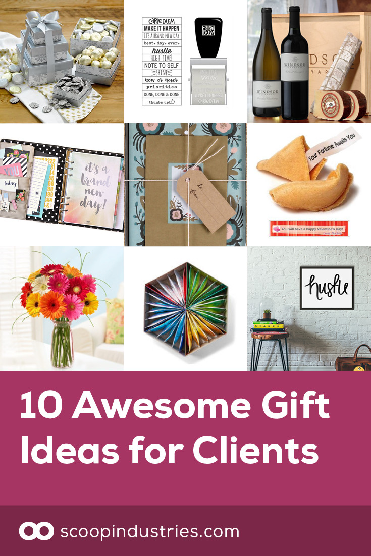 Best ideas about Gift Ideas For Clients
. Save or Pin 10 Awesome Gift Ideas for Clients Scoop Industries Now.