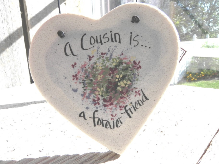 Best ideas about Gift Ideas For Cousins
. Save or Pin Cousin Gift Salt Dough Heart Ornament Birthday Now.