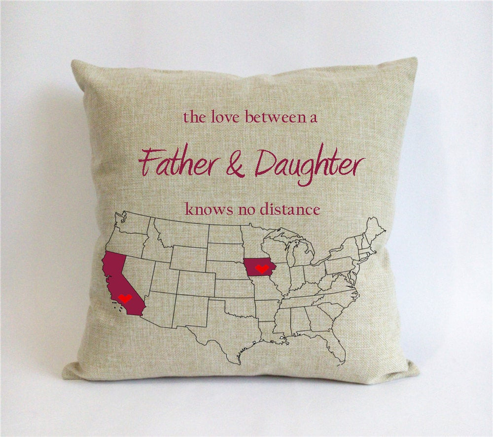 Best ideas about Gift Ideas For Dad From Daughter
. Save or Pin long distance father daughter pillow case fathers day t Now.
