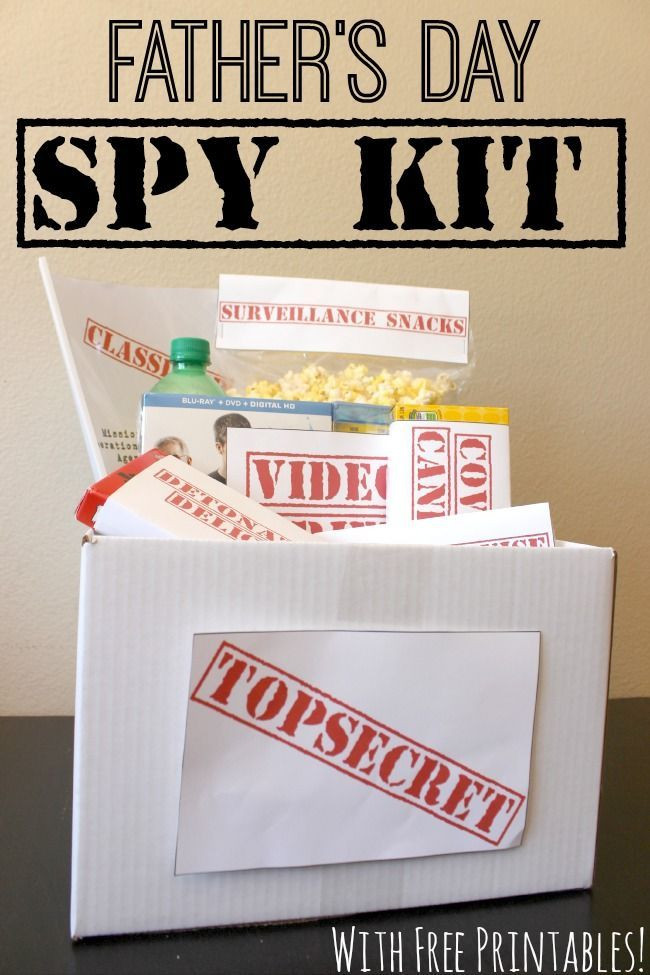 Best ideas about Gift Ideas For Dad Who Has Everything
. Save or Pin This Father s Day Spy Kit with FREE printables is the Now.