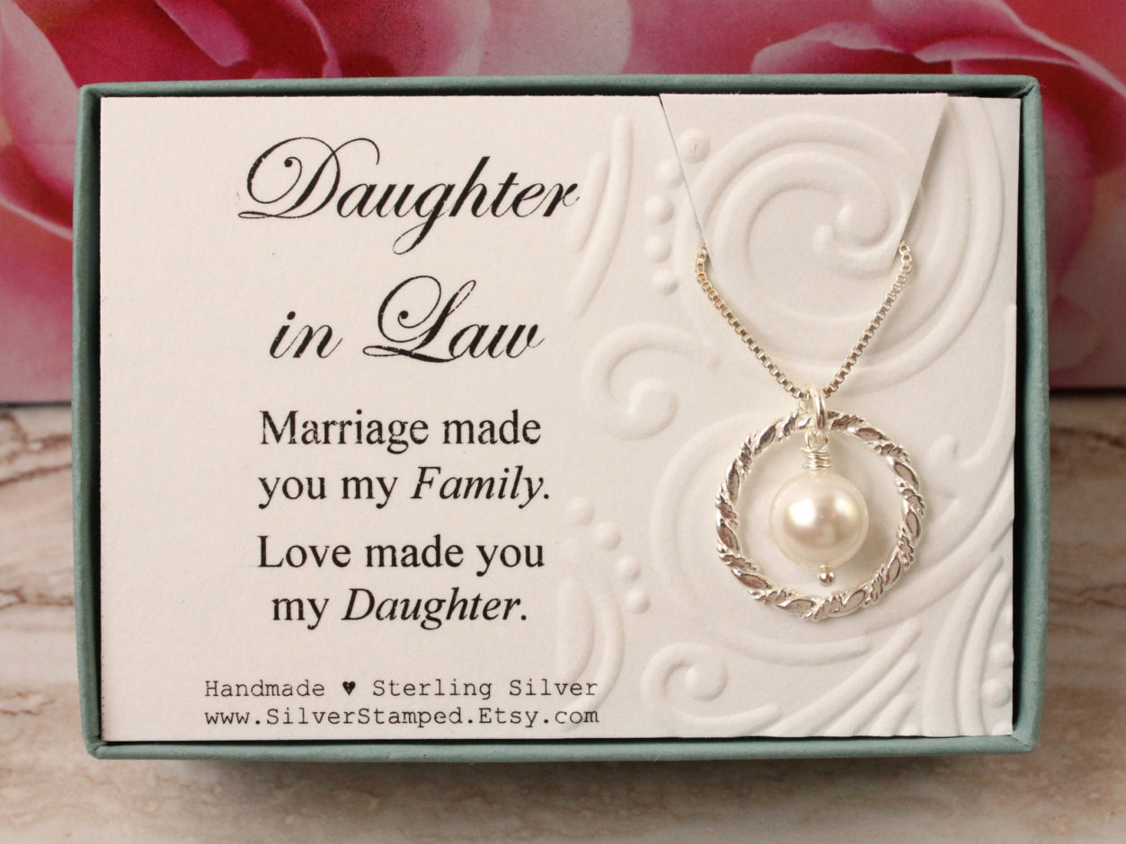 Best ideas about Gift Ideas For Daughter In Law
. Save or Pin Daughter in Law Gift from Mother in Law Sterling silver Now.