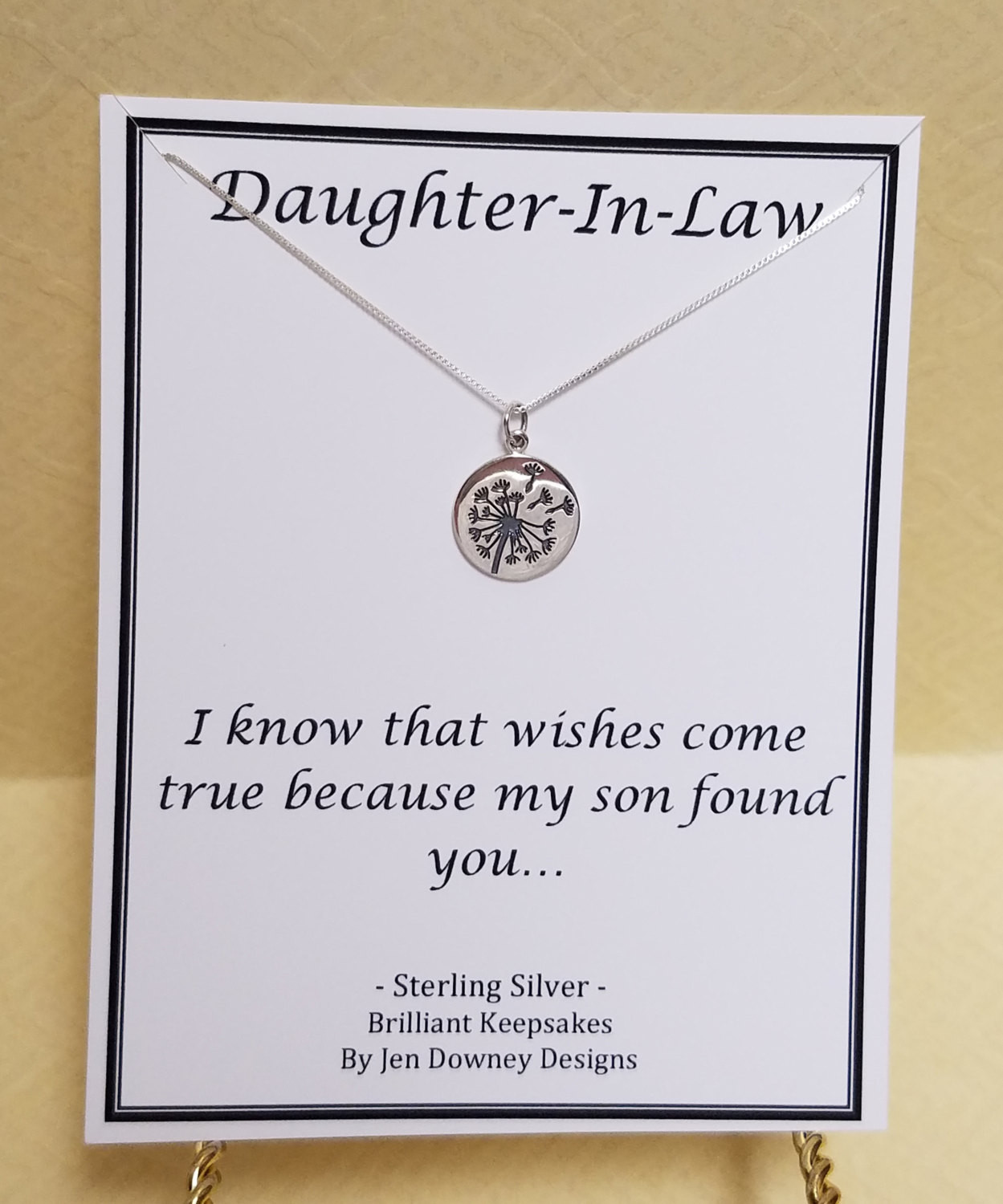 Best ideas about Gift Ideas For Daughter In Law
. Save or Pin Daughter In Law Gift Idea Wishes e True by Now.