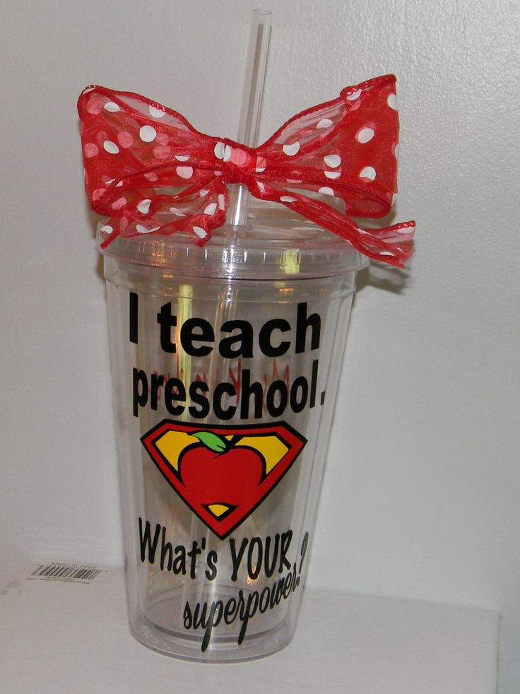 Best ideas about Gift Ideas For Daycare Staff
. Save or Pin Personalized Preschool Teacher Gift tumbler by Now.