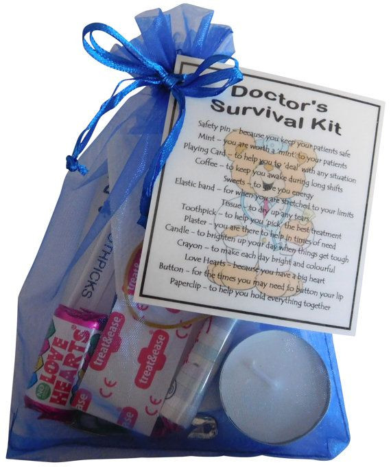 Best ideas about Gift Ideas For Doctors
. Save or Pin Doctor s Survival Kit Great t for Doctor Gift by Now.