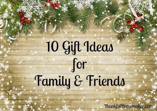 Best ideas about Gift Ideas For Family Friends
. Save or Pin 10 Gift Ideas for Friends & Family Thankful Homemaker Now.