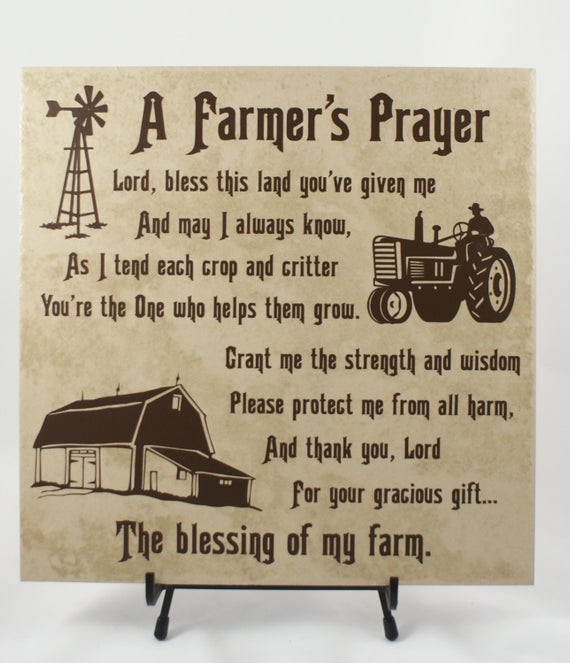 Best ideas about Gift Ideas For Farmers
. Save or Pin FARMER S PRAYER American Farmer Farming by ThreeDamesDreamin Now.