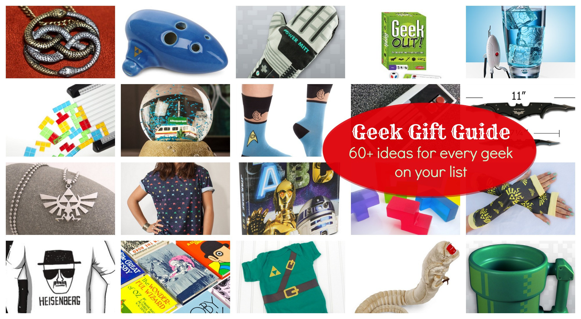 Best ideas about Gift Ideas For Geeks
. Save or Pin Holiday Guide to Geek Gifts V1 0 Our Nerd Home Now.