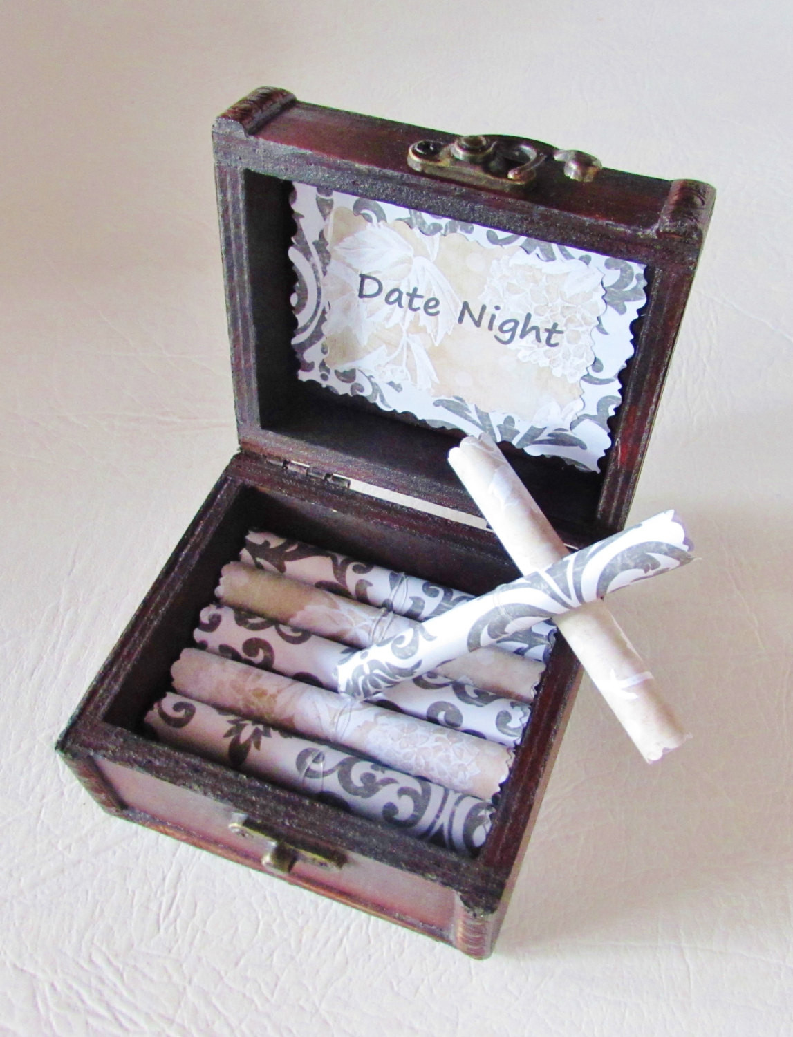 Best ideas about Gift Ideas For Gf
. Save or Pin Stocking Stuffer Christmas Gift Date Night Scroll Box Now.