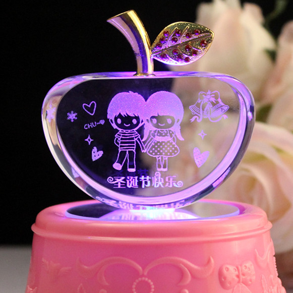 Best ideas about Gift Ideas For Gf
. Save or Pin Crystal Apple Decoration Christmas Eve wedding t to Now.