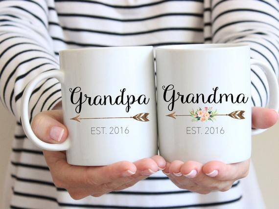 Best ideas about Gift Ideas For Grandpa
. Save or Pin Gift for Grandparents Mug Set Couples Mug by Now.