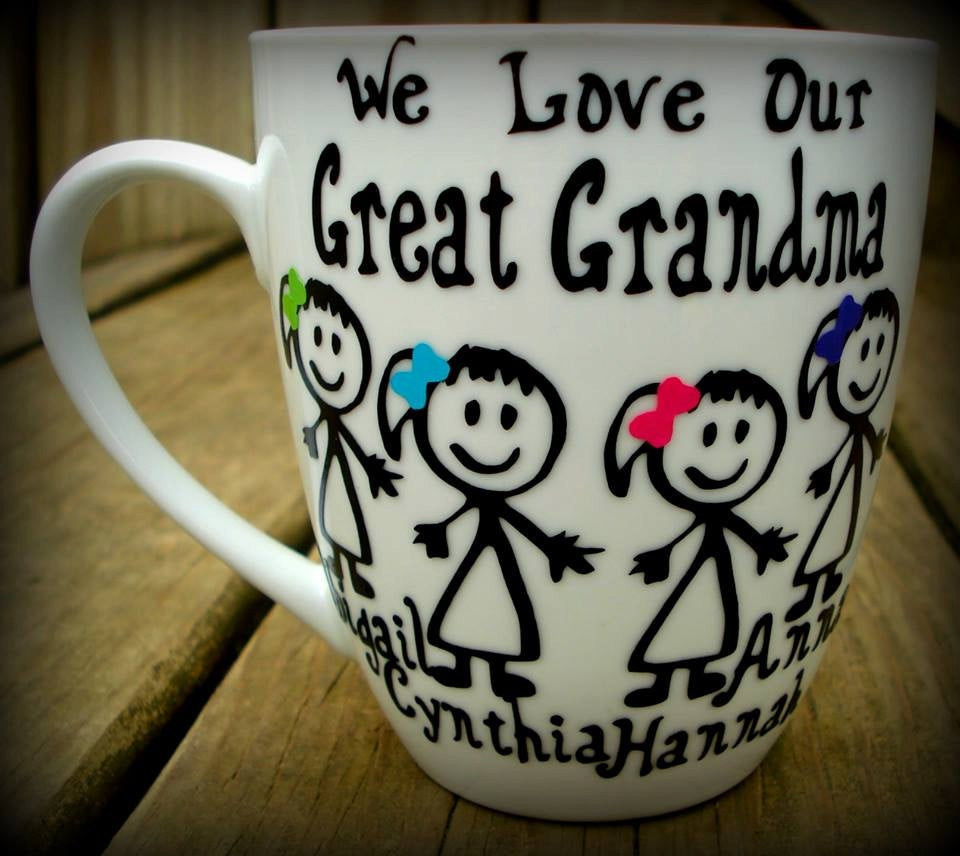 Best ideas about Gift Ideas For Great Grandma
. Save or Pin Personalized great grandma t great grandpa mug unique Now.