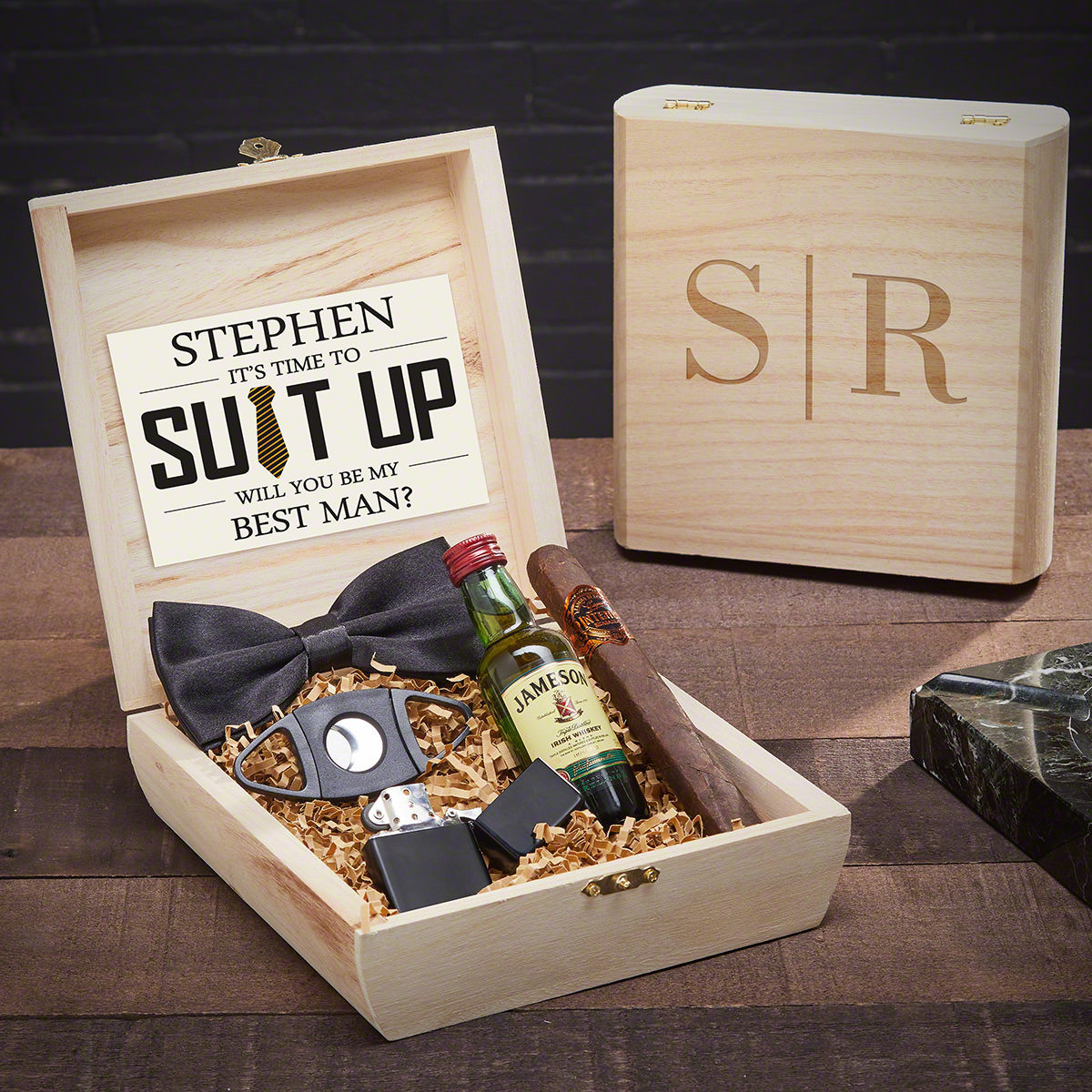 Best ideas about Gift Ideas For Groomsmen
. Save or Pin Quinton Personalized Wooden Humidor for Cigar Smokers Now.