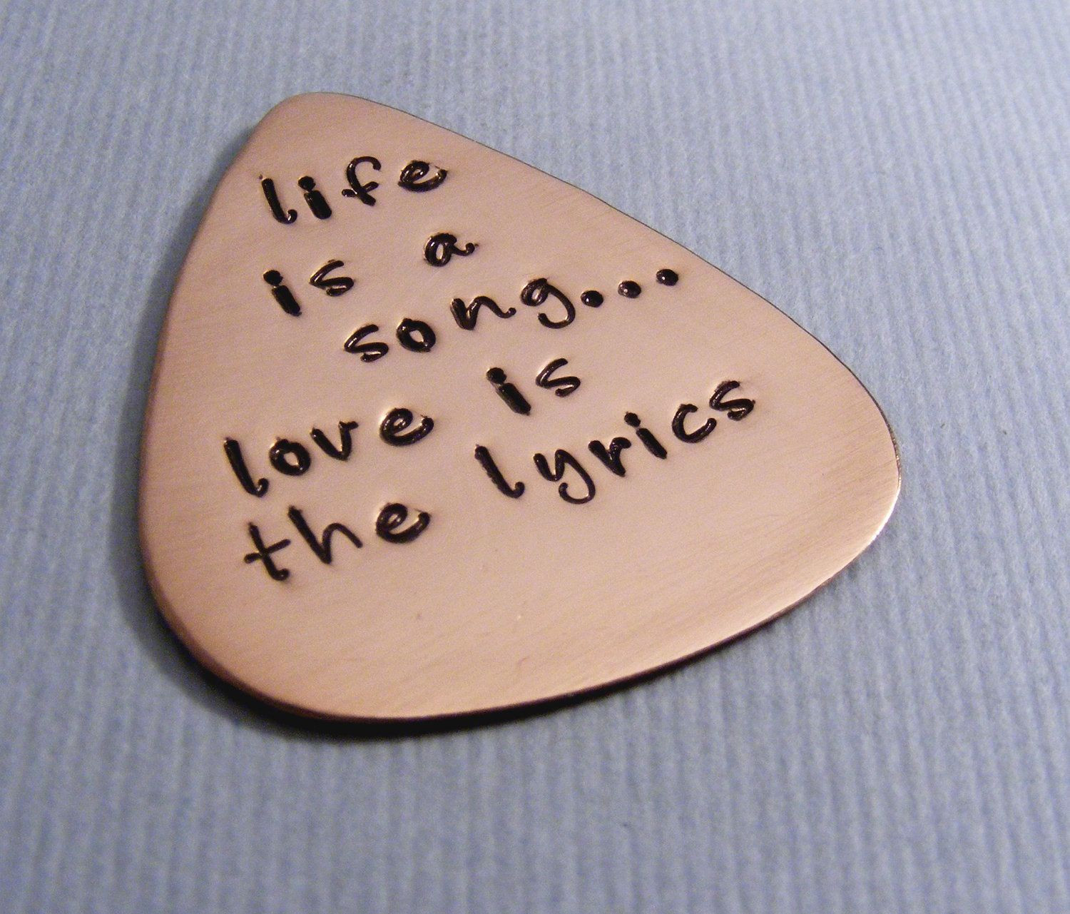 Best ideas about Gift Ideas For Guitar Lovers
. Save or Pin Personalized Guitar Pick Custom Pick For Him Music Lovers Now.