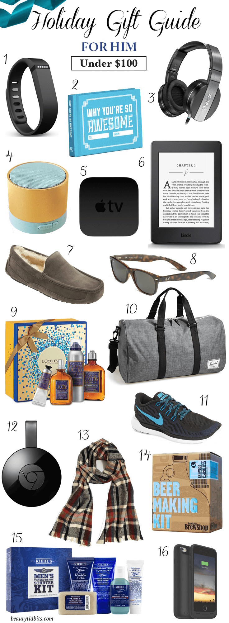 Best ideas about Gift Ideas For Guys
. Save or Pin Holiday Gifts Your Man Will Love and Actually Use Now.