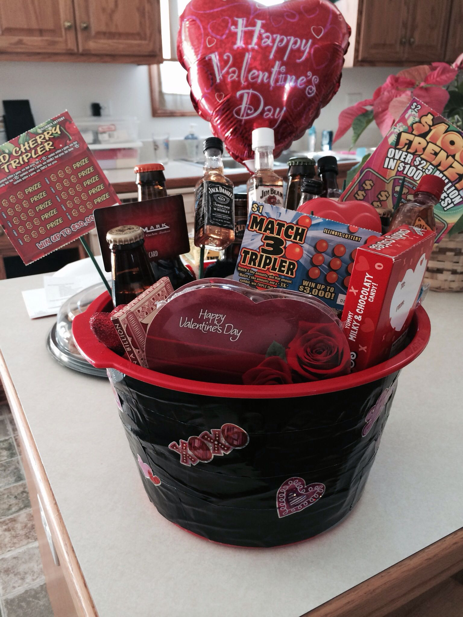 Best ideas about Gift Ideas For Him On Valentine'S Day
. Save or Pin Valentines day basket for him I used 6 IPA beers Now.