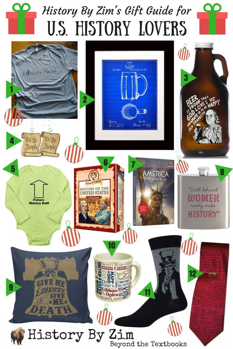 Best ideas about Gift Ideas For History Buffs
. Save or Pin Gift Guide U S History Lovers – History By Zim Now.