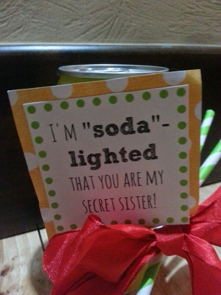 Best ideas about Gift Ideas For Little Sister
. Save or Pin Cute & Cuter Secret Sister Gifts church ideas Now.