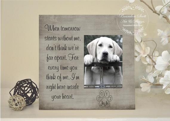 Best ideas about Gift Ideas For Loss Of Pet
. Save or Pin Pet sympathy t pet loss frame dog memorial cat memorial Now.